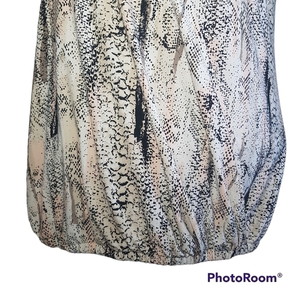 𝅺Inc International Concepts Snakeskin Faux Wrap Tank Top With Zipper Detail - Picture 5 of 10